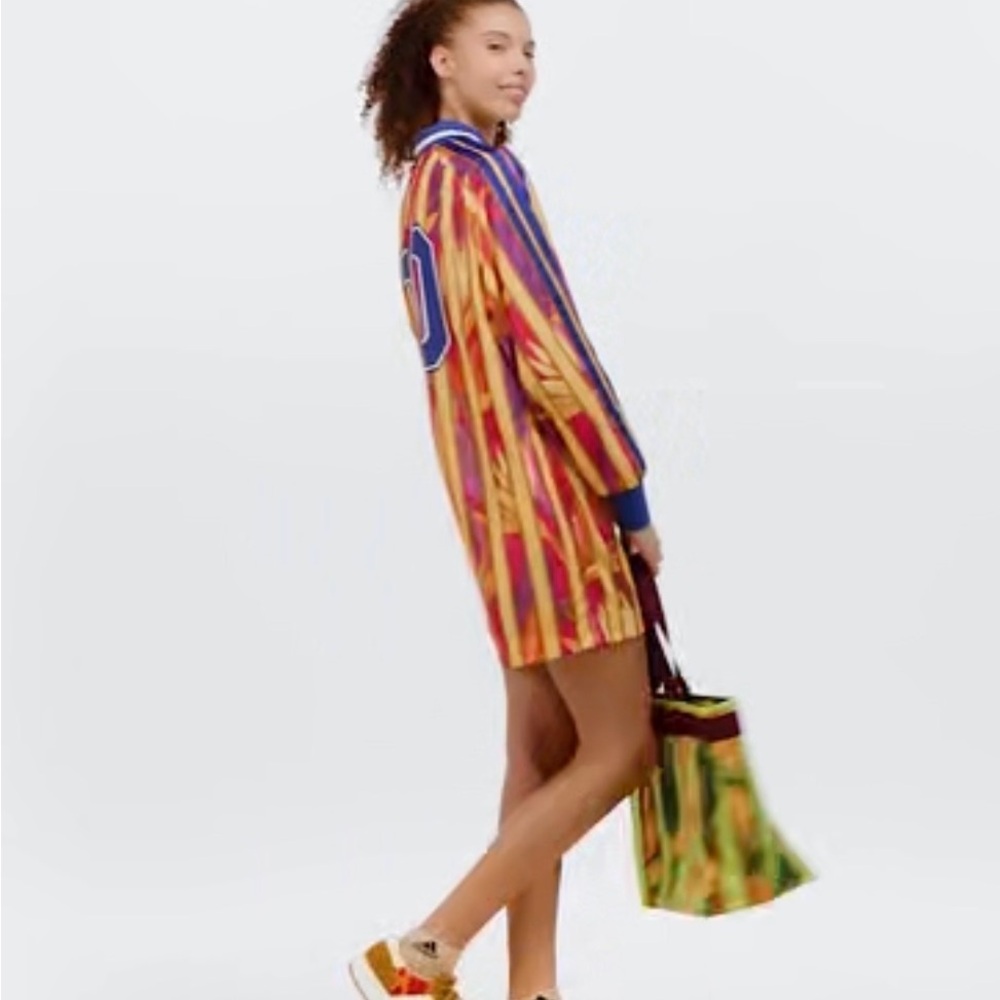 Farm Rio/Adidas Calab Bold Pink and Yellow Dress - Picture 3 of 8